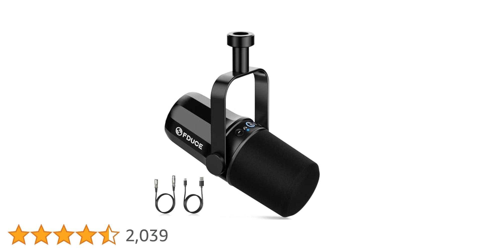 FDUCE SL40 Dynamic Microphone with Dual USB/XLR Interface